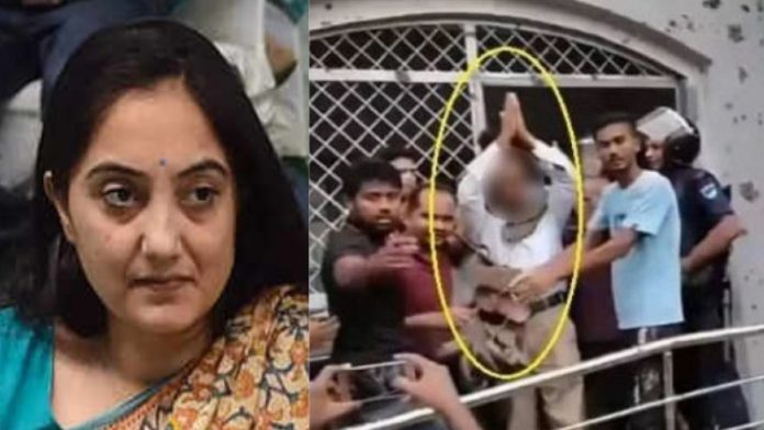 हिंदू शिक्षक जूतों की माला कट्टरपंथी नुपूर शर्मा