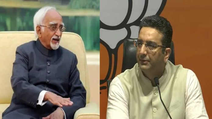गौरव भाटिया ने हामिद अंसारी पर साधा निशाना