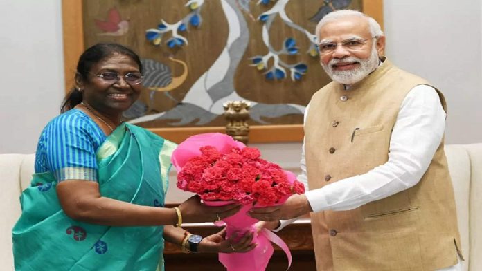 द्रौपदी मुर्मू, पीएम मोदी