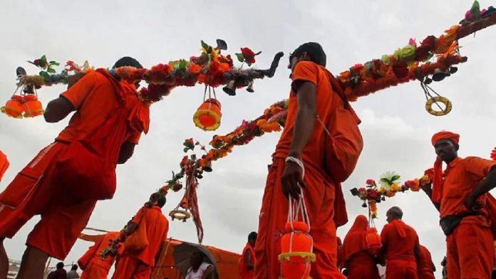 काँवड़ यात्रा, शिव, जल, हिन्दू, सावन