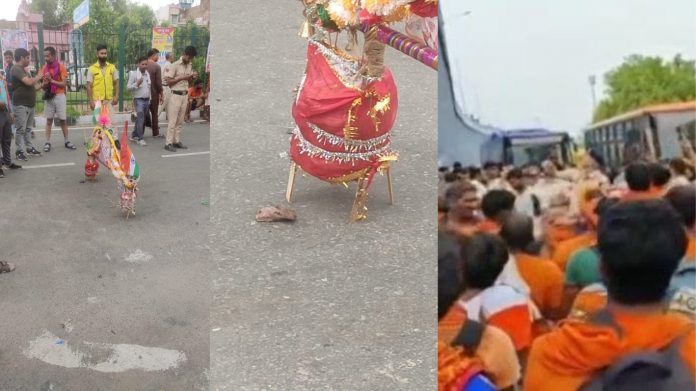 दिल्ली सीलमपुर मांस काँवड़