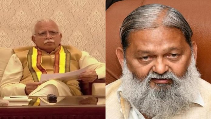 मनोहर लाल खट्टर-अनिल विज