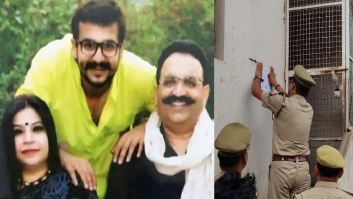 मुख्तार अंसारी, भगोड़ा परिवार