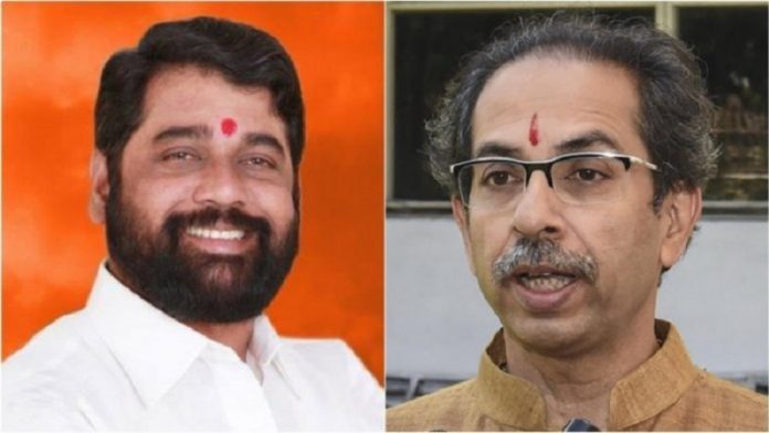 एकनाथ शिंदे-उद्धव ठाकरे