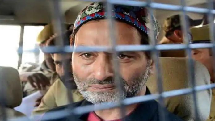 तिहाड़, भूख हड़ताल, यासीन मलिक