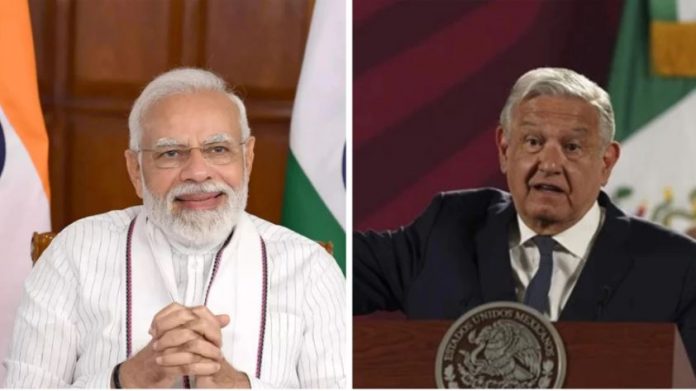नरेंद्र मोदी मेक्सिको