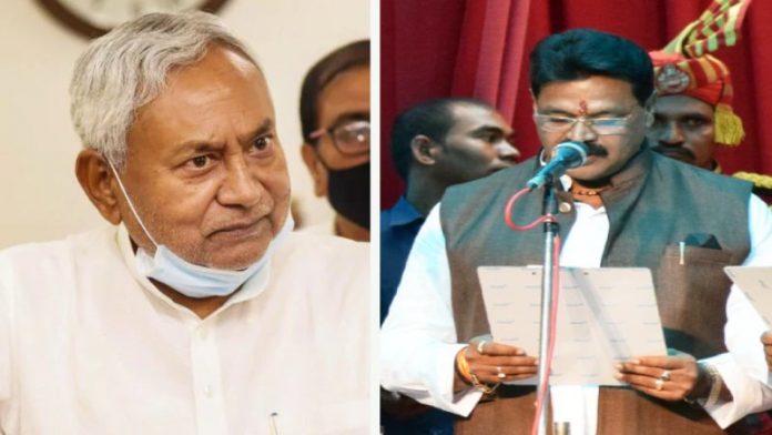नीतीश कुमार और कार्तिकेय सिंह