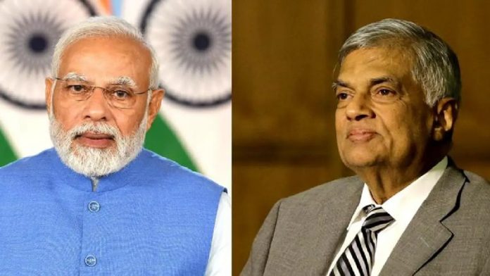 नरेंद्र मोदी रानिल विक्रमसिंघे