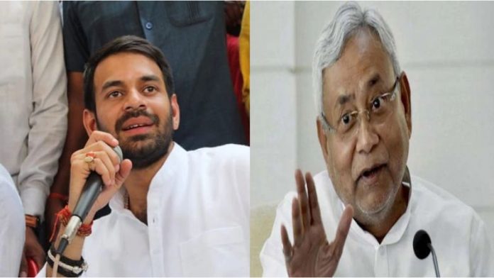 तेज प्रताप यादव, नीतीश कुमार