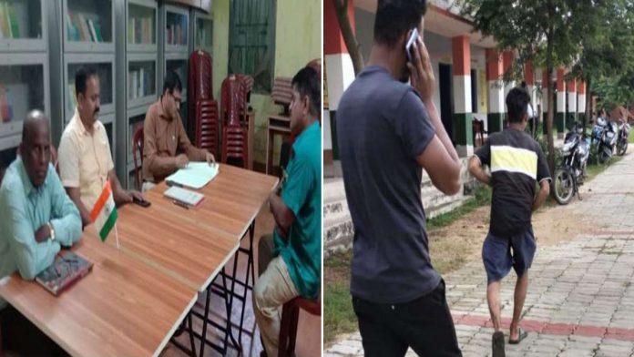 छात्र शिक्षक पिटाई दुमका झारखंड
