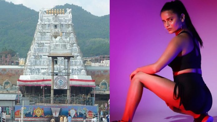 अर्चना गौतम, तिरुमला तिरुपति मंदिर, कॉन्ग्रेस