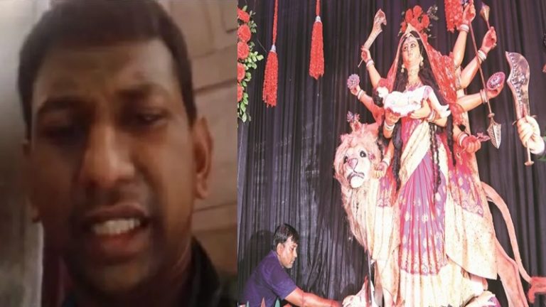 बंगाल का एक दुर्गा पूजा पंडाल ऐसा भी: याद उनकी जो चुनाव बाद मार डाले गए, सुनाई देगी माँ की रुदन