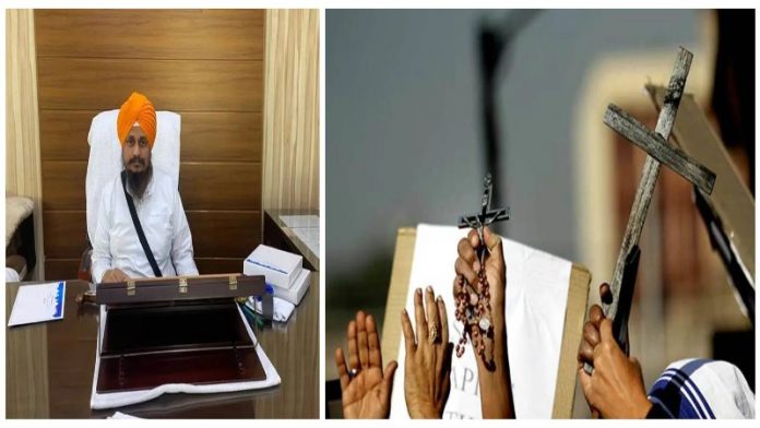 जत्थेदार हरप्रीत सिंह और ईसाई मिशनरी
