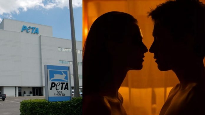 PETA, सेक्स, मांसाहारी, पुरुषों