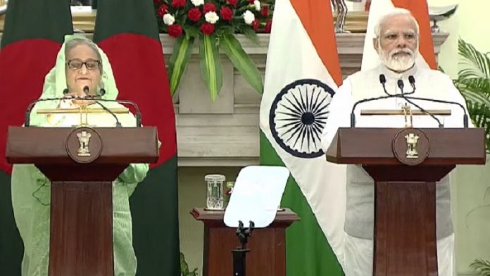 शेख हसीना, नरेंद्र मोदी, बांग्लादेश