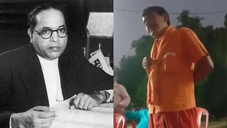 ‘आंबेडकर को हिन्दू राजा ने विदेश भेज कर पढ़ाया-लिखाया, आरक्षण के कारण फेल हो रहे 80-90% लाने वाले’: विवादित टिप्पणी का वीडियो, यूपी पुलिस ने शुरू की जाँच