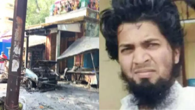 कोयम्बटूर में मंदिर के सामने ब्लास्ट, कार के उड़ गए परखच्चे: मृतक मुबीन के घर से भारी मात्रा में मिला विस्फोटक, ISIS लिंक को लेकर 3 साल पहले हुई थी पूछताछ