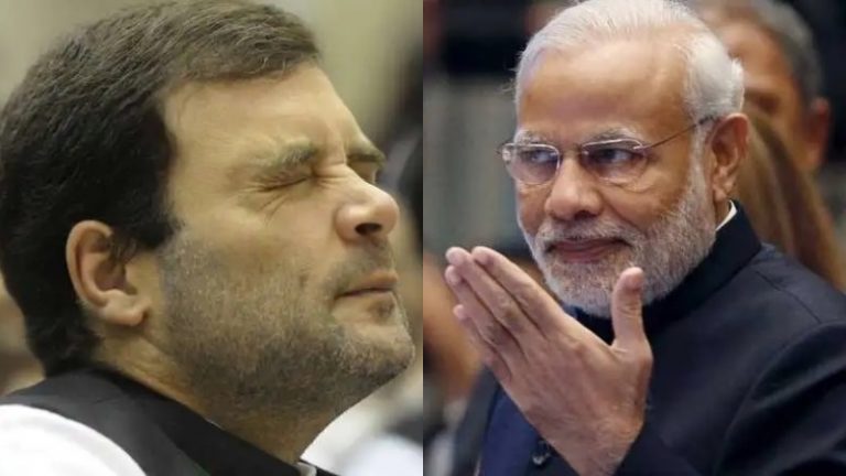 ‘देश का मिजाज बदल रहा है, मोदी से आगे राहुल गाँधी’: कॉन्ग्रेस ने दिखाया आजतक का ‘फेक सर्वे’, फोटोशॉप पकड़ाते ही ट्वीट किया डिलीट