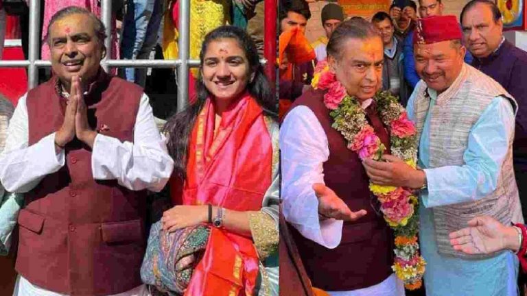 मुकेश अंबानी ने केदारनाथ-बद्रीनाथ धाम पहुँच किया दर्शन, दोनों मंदिरों को दान किए ₹5 करोड़: 5G इंटरनेट, डॉक्टरों की तैनाती और ICU का भी कराएँगे काम