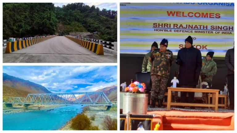 ₹2180 करोड़ की लागत, 14000 फीट का सेतु: LAC पर भारत होगा और मजबूत, रक्षा मंत्री ने 75 नई परियोजनाओं का किया उद्घाटन