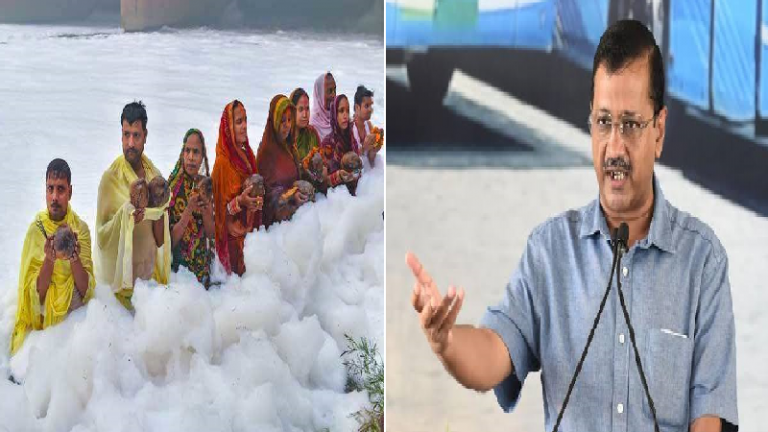जिस केमिकल से हो सकती है खुजली-जलन, छठ से पहले उसे यमुना में डलवा रही केजरीवाल सरकार: BJP सांसद ने उठाए सवाल, अधिकारी को फटकारते हुए Video वायरल