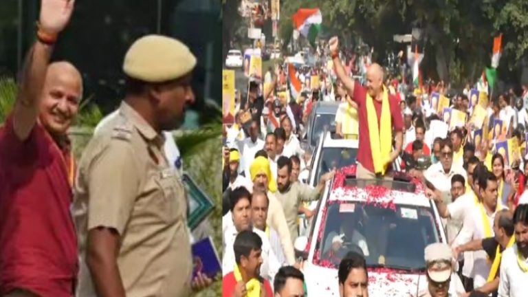 भगत सिंह, कुर्बानी, रैली… आरोपित शराब स्कैम में और तुलना बलिदानी से: CBI के सामने मनीष सिसोदिया की पेशी पर AAP का ‘ड्रामा’, BJP ने बताया ‘जश्न-ए-भ्रष्टाचार’