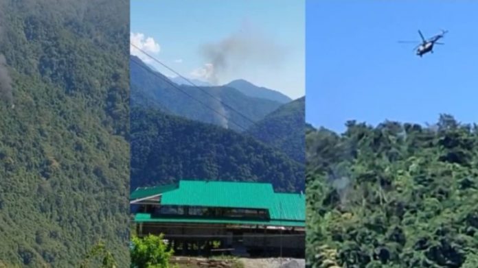अरुणाचल सेना हेल‍िकॉप्‍टर दुर्घटनाग्रस्‍त