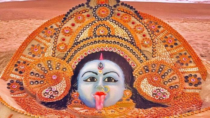 माँ काली सुदर्शन कलाकृति