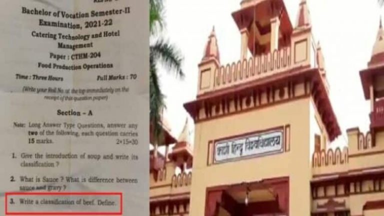 BHU में बीफ पर पूछा गया सवाल; भड़के छात्रों ने गौशाला में जा कर की गाय की सेवा… बताया- यूनिवर्सिटी के संस्थापक महामना भी थे गोभक्त