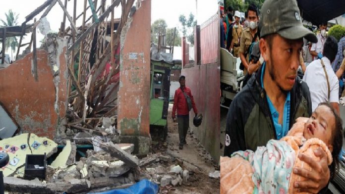 इंडोनेशिया में भूकंप से तबाही
