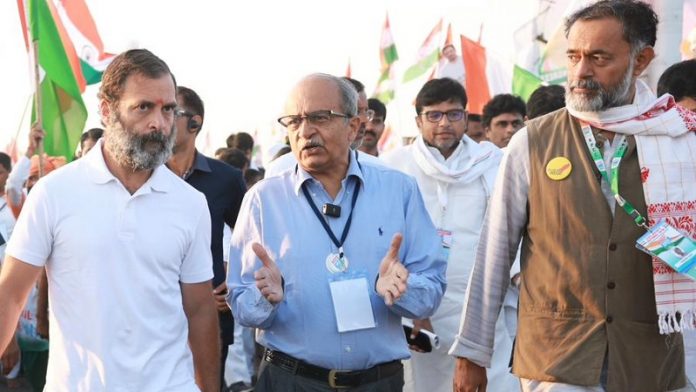 प्रशांत भूषण, राहुल गाँधी, भारत जोड़ो यात्रा
