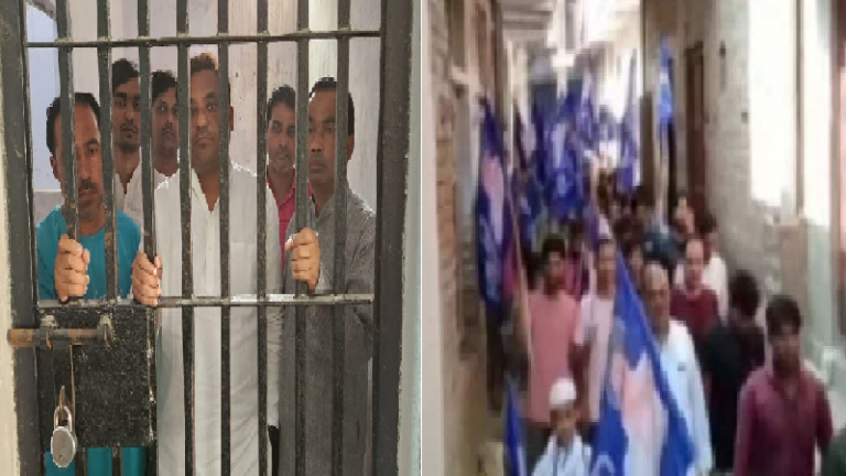 यूपी के आजमगढ़ में BSP के जुलूस में लगे ‘पाकिस्तान जिंदाबाद’ के नारे, नगर पंचायत अध्यक्ष पद के प्रत्याशी पप्पू खान सहित दो हिरासत में