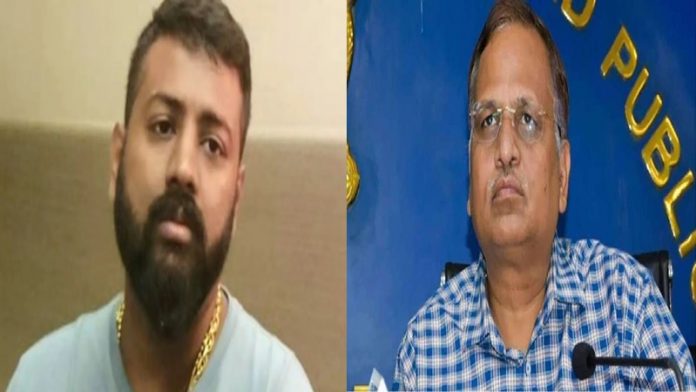 सुकेश चंद्रशेखर, सत्येंद्र जैन