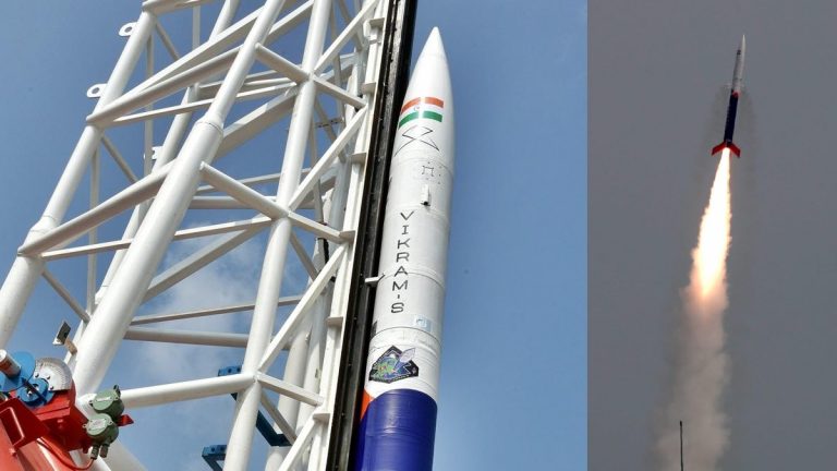 Vikram-S: देश का पहला प्राइवेट रॉकेट लॉन्च, भारत ने रच दिया इतिहास – 3 सैटेलाइट्स के साथ गया 101 किलोमीटर की ऊँचाई तक