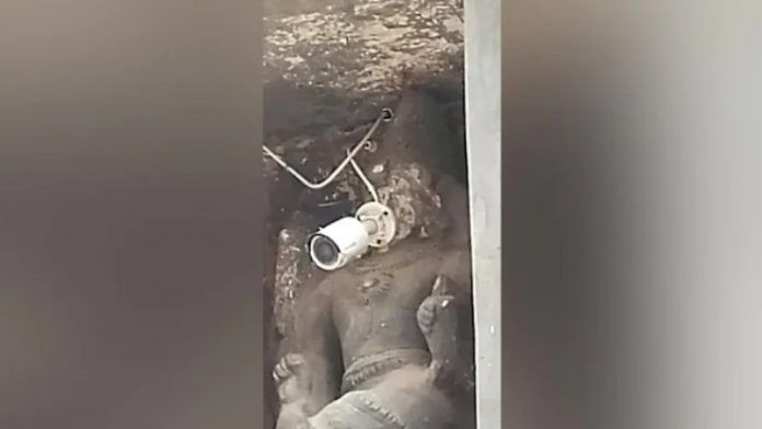 तमिलनाडु में देवता के मुँह पर कैमरा