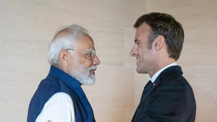 पीएम मोदी और राष्ट्रपति मैक्रों