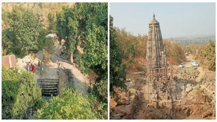 सीहोर के देवबड़ला में मिले हिंदू मंदिर