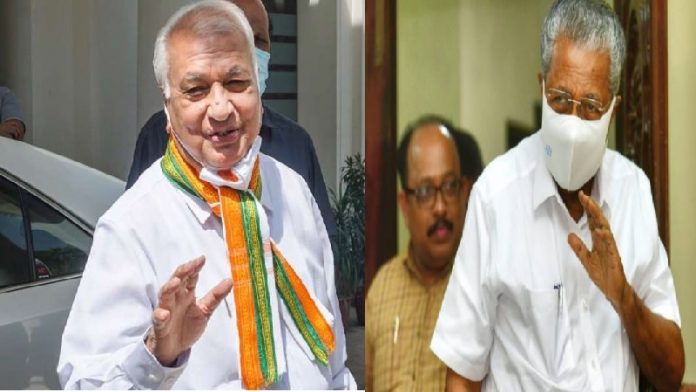 आरिफ मोहम्मद खान, केरल, पिनाराई विजयन