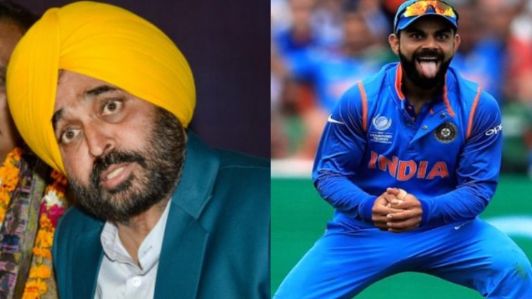 ‘भले रोज शतक न मारे, पर लिखकर गारंटी भी नहीं देता’ : गुजरात चुनावों की हार को CM भगवंत मान कर रहे थे विराट के नाम पर जस्टिफाई, कोहली फैन्स ने लताड़ा