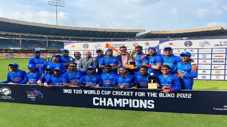 भारतीय टीम ने तीसरी बार अपने नाम किया नेत्रहीन T-20 वर्ल्ड कप, फाइनल में बांग्लादेश को दी मात: गदगद PM मोदी बोले – देश को आप पर गर्व है