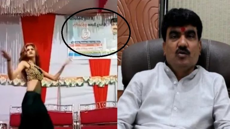 गुजरात: कॉन्ग्रेस प्रत्याशी की चुनावी सभा में मंच पर लगे ठुमके, Video वायरल होने पर विधायक ने कहा- नाच में कुछ अश्लील हरकत नहीं हुई