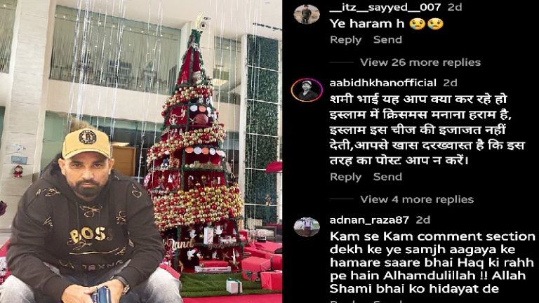 ‘असतग़्फ़िरुल्लाह, मुस्लिम होकर क्रिसमस मना रहे हो?’: मोहम्मद शमी ने दी क्रिसमस की बधाई तो भड़के इस्लामी कट्टरपंथी, कहा – ये हराम है, अल्लाह से डरो