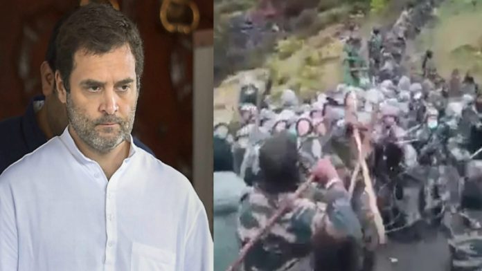 राहुल गाँधी का विवादित बयान पर लोग भड़के