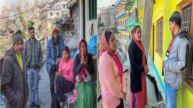 जिस घर को मेहनत से बनाया, वो आज वीरान पड़ा है… जोशीमठ से पलायन करने वालों को भगवान का आसरा, कह रहे – बगीचे-खेत सब पीछे छूट गए, पता न कहाँ जाएँगे