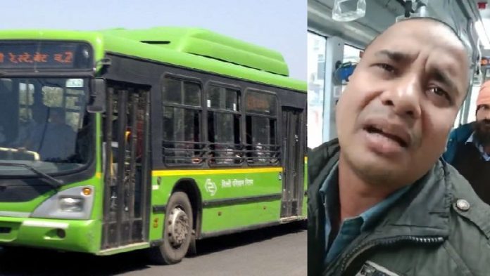 डीटीसी बस की सांकेतिक फोटो और आरोपित जाकिर