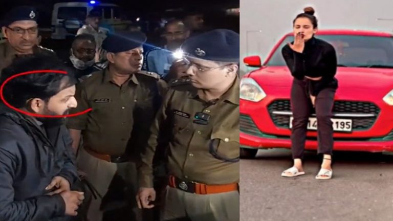 चोरी की बाइक पर रोमांस, सड़क पर चुम्मा-चाटी के बाद हुआ गिरफ्तार: सड़क पर कार खड़ी कर रील बनाने वाली लड़की पर भी जुर्माना