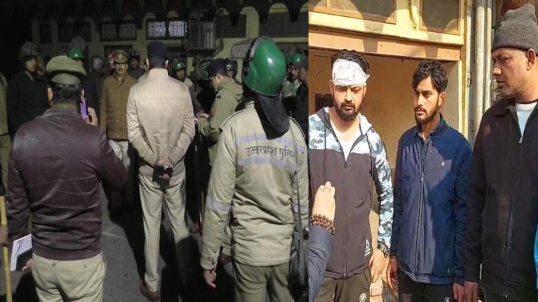 मुस्लिम का ढाबा-हिंदू ग्राहक, बाइक खड़ी करने को लेकर हुआ विवाद बवाल में बदला: 5 घंटे तक चलता रहा पथराव, अलीगढ़ की घटना
