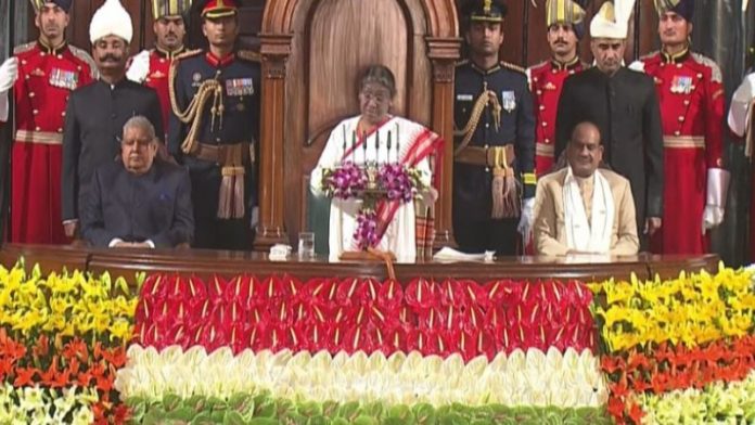 राष्ट्रपति अभिभाषण द्रोपदी मुर्मू