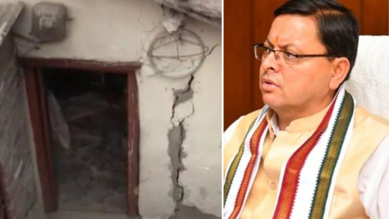 भूस्खलन की मार झेल रहे जोशीमठ जाएँगे CM पुष्कर सिंह धामी, जिले में बचाव कार्य जोरों पर: प्रभावित परिवार किए जा रहे शिफ्ट