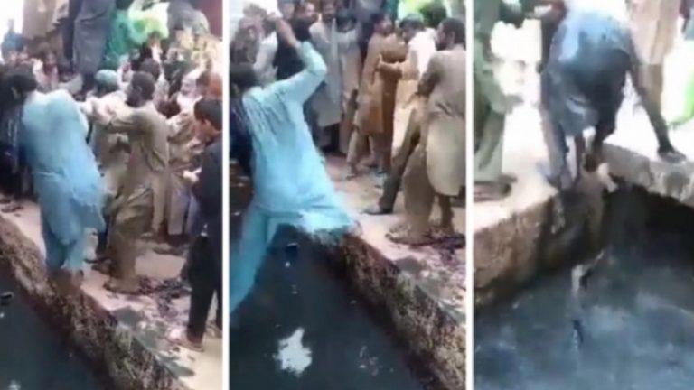 पाकिस्तान में थम नहीं रहा आटे के लिए हाहाकार: कहीं गुस्साए आदमी ने लाइन में खड़े लोगों को नाले में फेंका, कहीं मारपीट कर छीनी बोरी; Videos
